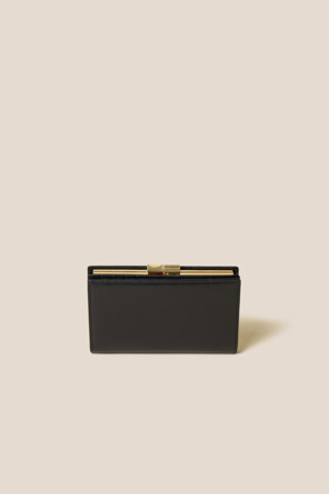 Mael Frame Half Wallet (Black)