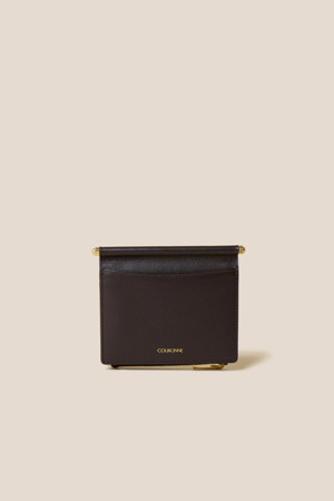 Mael Half Wallet (Dark brown)