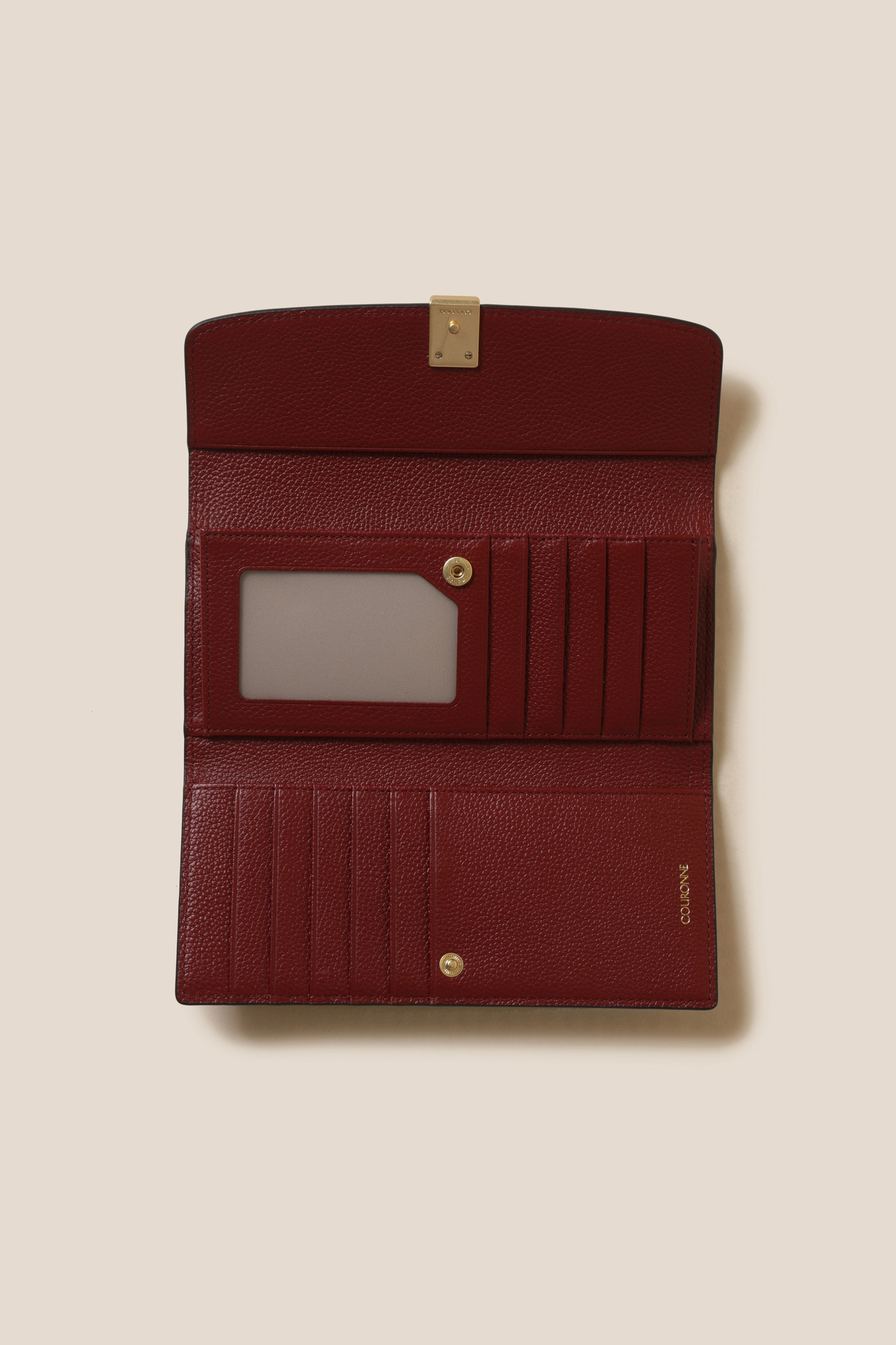 折りたたみ財布 COURONNE Stephanie long wallet RXACX24125GYD Designer fashion, Seoul-fully created | W Concept