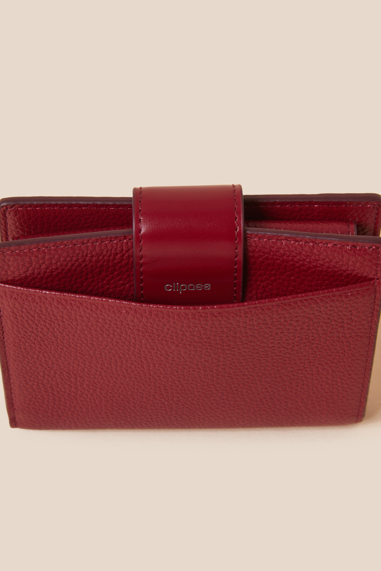 折りたたみ財布 COURONNE Ines Half Wallet RCWFX24642RED COURONNE] Ines Half Wallet