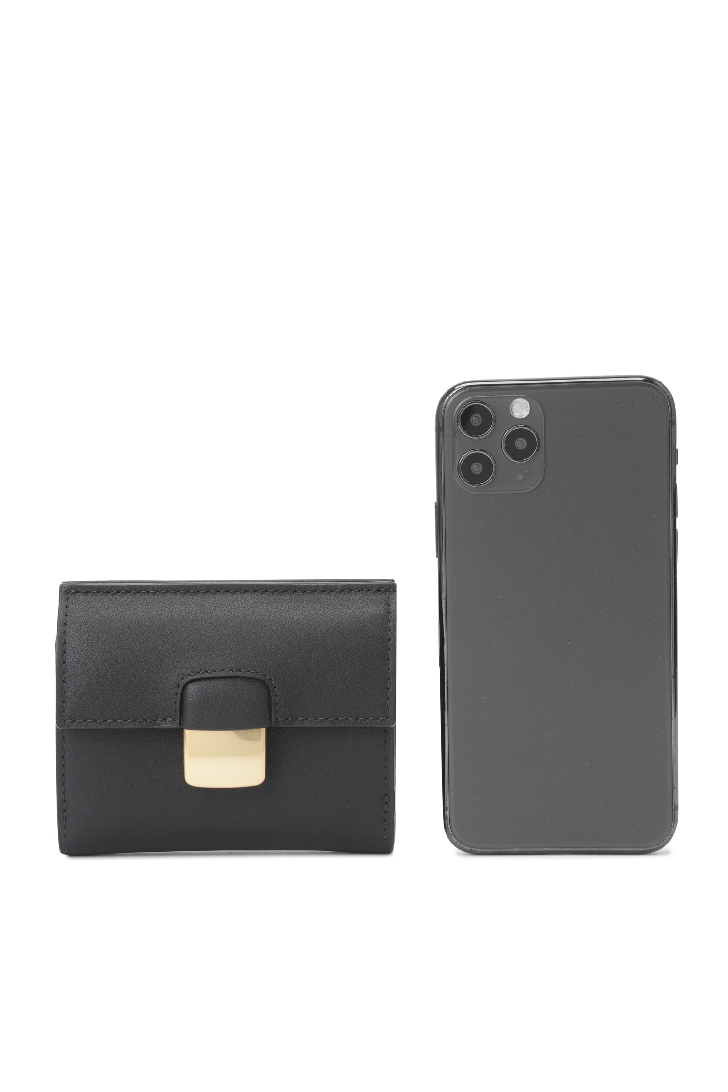 折りたたみ財布 COURONNE Facade half wallet_RCWFX24145CMX COURONNE] 파사드(Facade) 반지갑