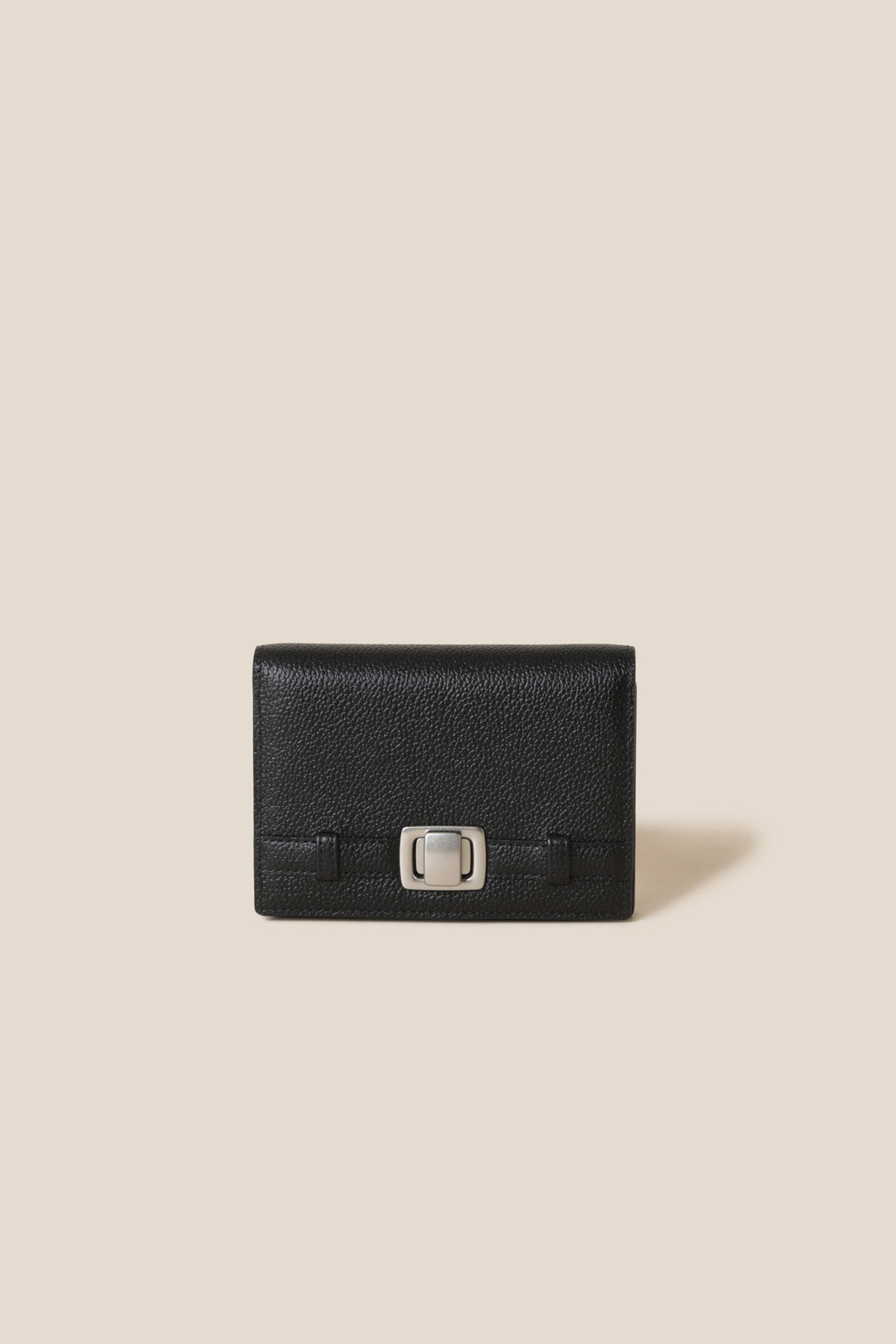 [COURONNE] Facade Noa Mini-half Wallet BLACK / 韓国発 Facade Noa Half Wallet C_RCWFX25143BKX - 감도 깊은 취향