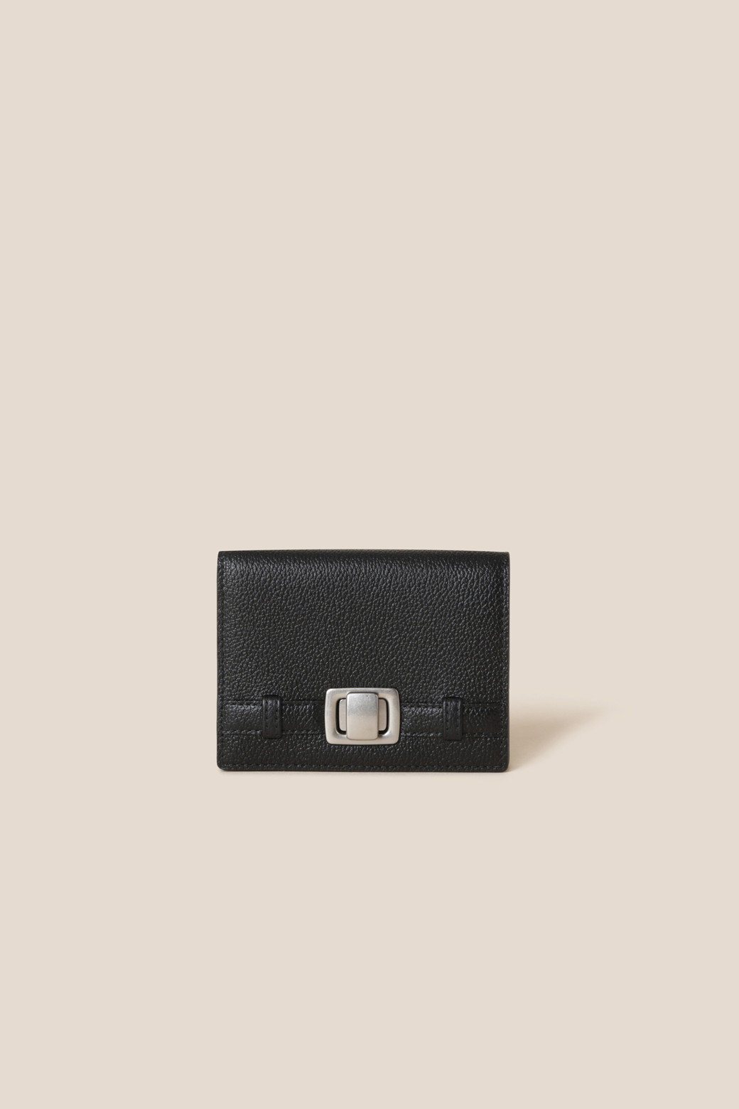 ☆COURONNE☆ Facade Noa MiniHalf Wallet RCWFX25144BKX Stephanie Le Temp Mini-half Wallet_COURONNE - 코오롱몰
