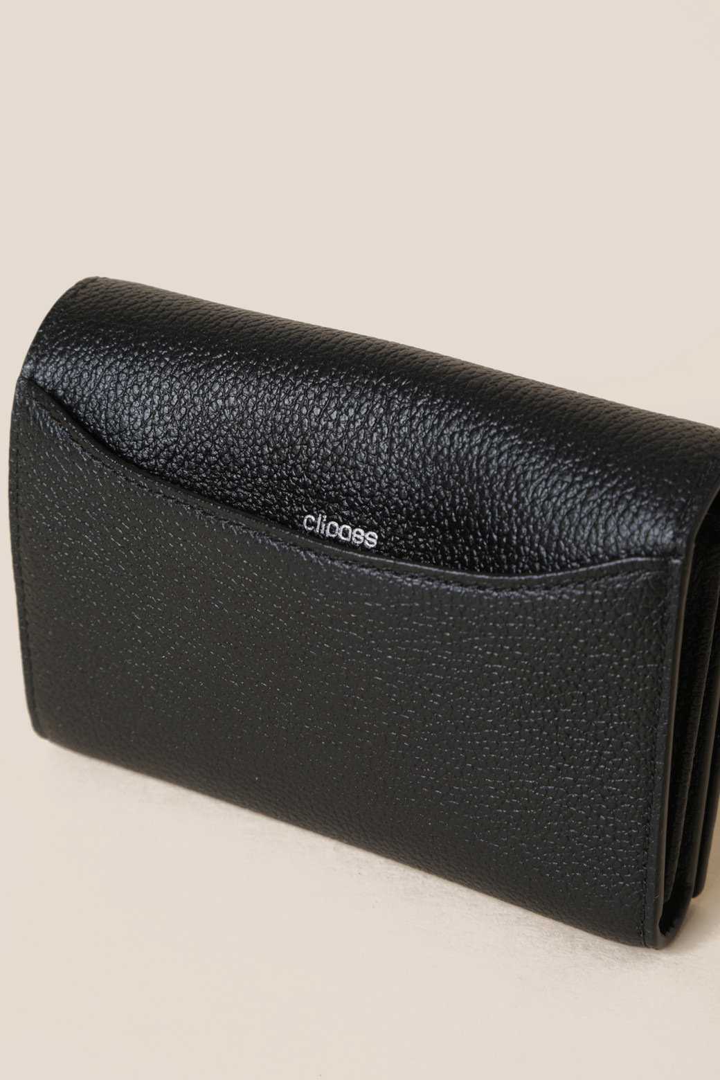 [COURONNE] Facade Noa Mini-half Wallet BLACK / 韓国発 Stephanie Le Temp Mini-half Wallet_COURONNE - 코오롱몰