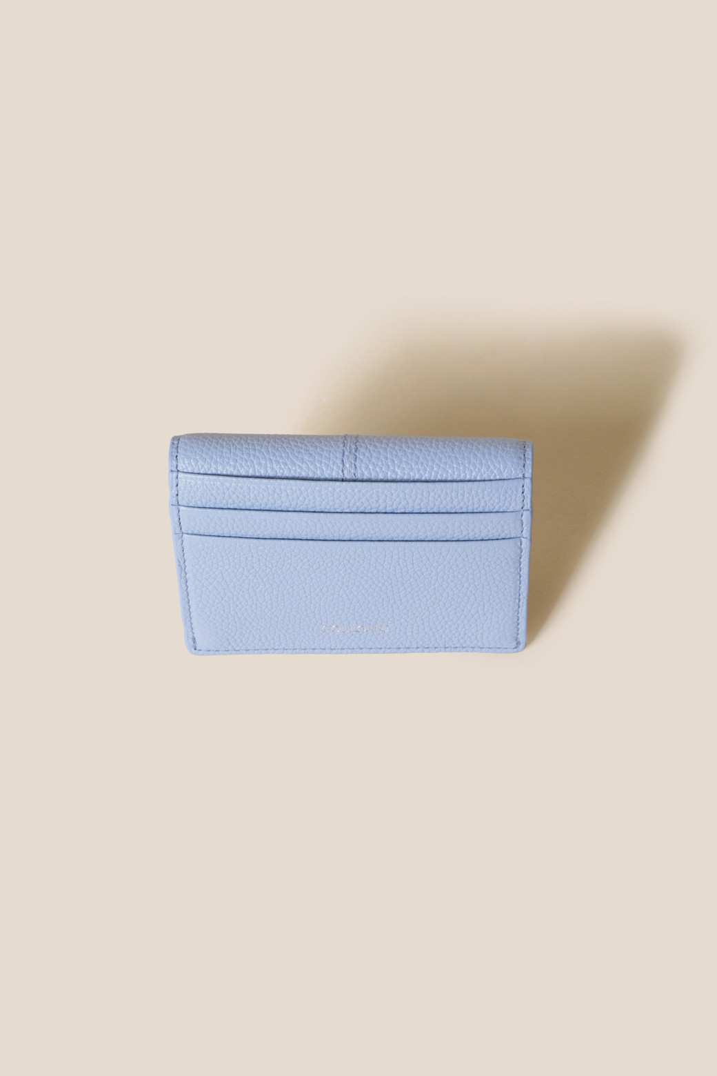 ☆COURONNE☆ Flanner Card Wallet RCWGX25143BUL COURONNE] Flanner Card Wallet