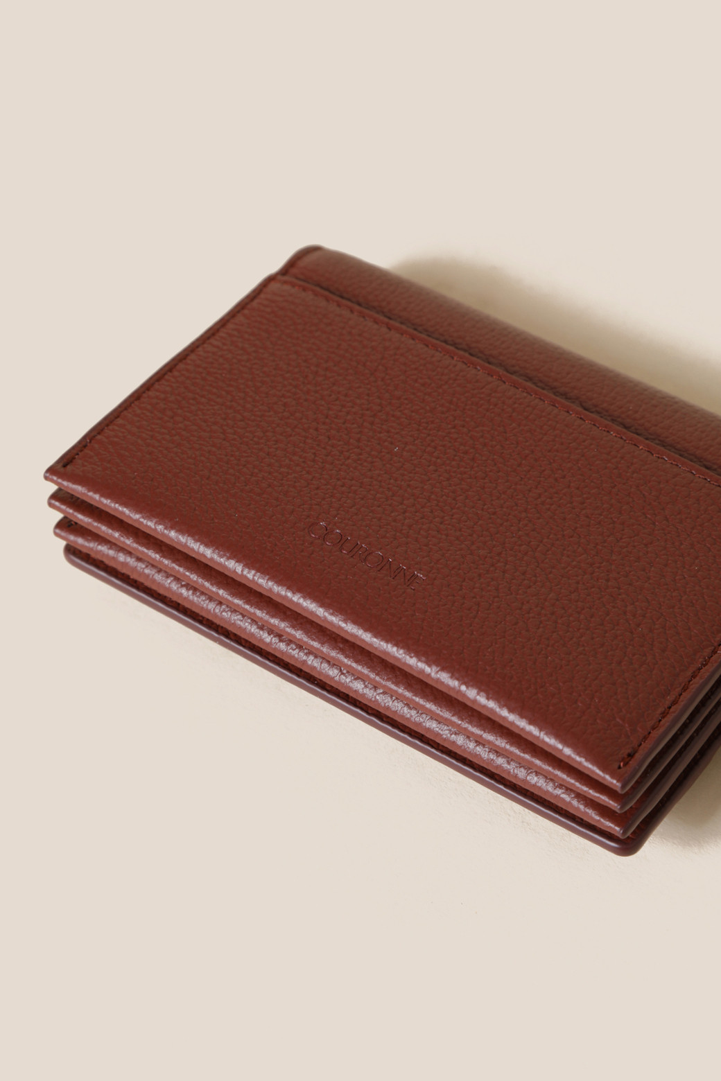 ☆COURONNE☆ Facade Noa Accordian Card Wallet RCWGX25146BKX Facade Noa Accordian Card Wallet_COURONNE - 코오롱몰