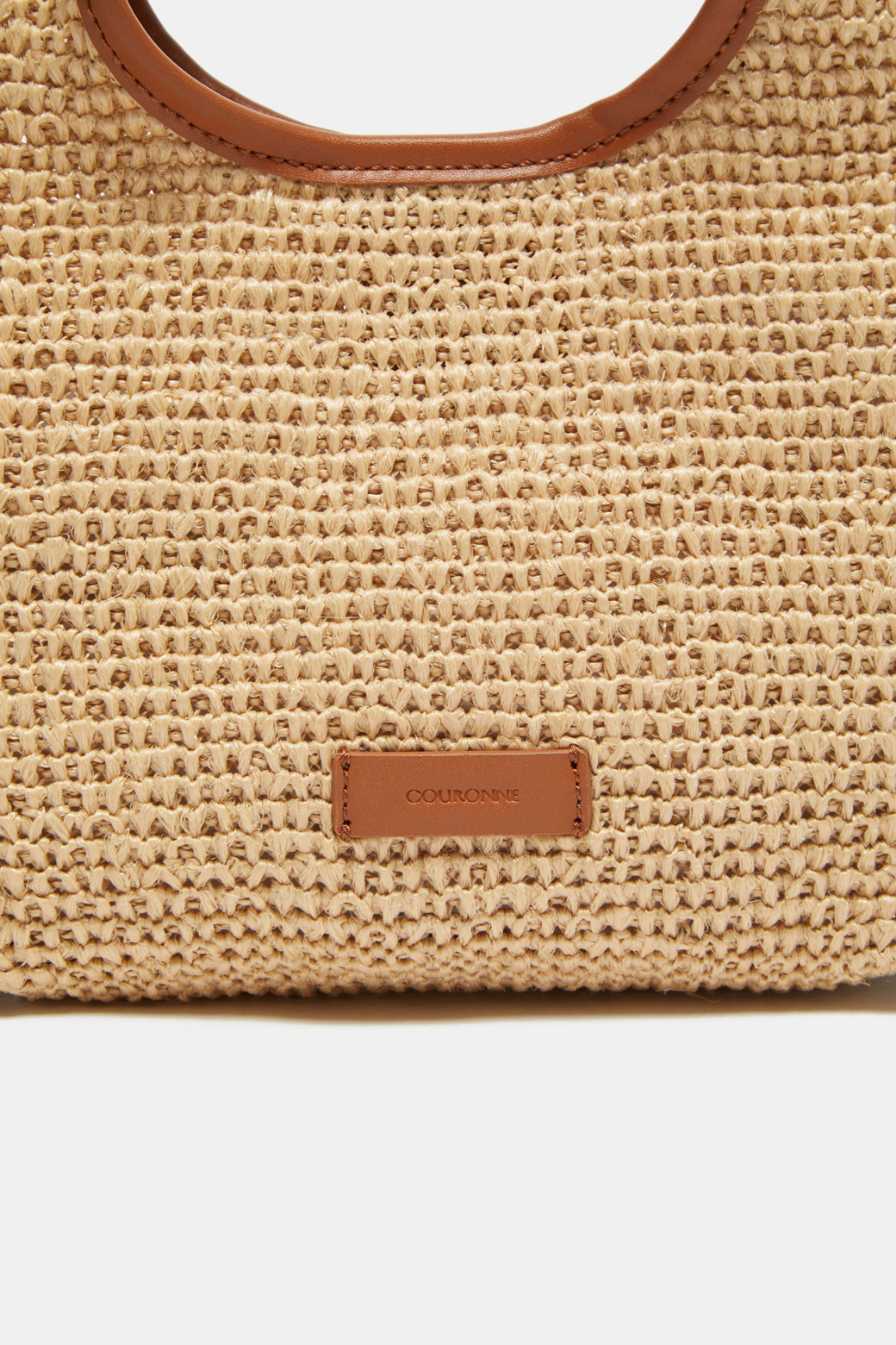 【送料込】韓国★COURONNE Seine Easy Tote Raffia トートバッグ Seine Easy Tote 27 Raffia (Brown)_COURONNE - 코오롱몰
