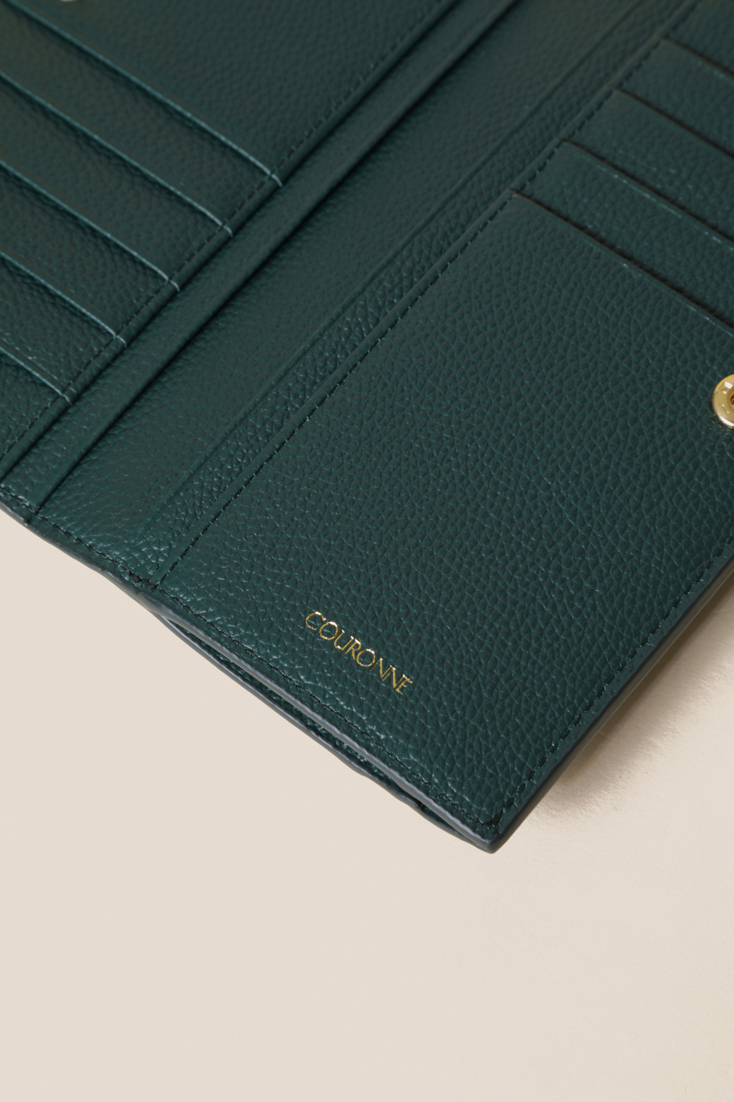 ☆COURONNE☆ Flanner Long Wallet RCWDX25141GRD COURONNE] Flanner Long Wallet