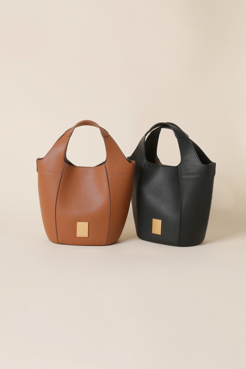 COURONNE●ティベリートート17 Black COURONNE] 티베리 토트 17