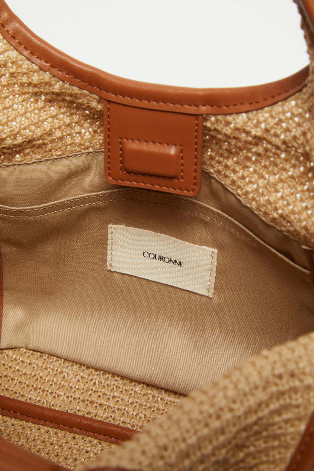 【送料込】韓国★COURONNE Seine Easy Tote Raffia トートバッグ Seine Easy Tote 27 Raffia (Black)_COURONNE - 코오롱몰