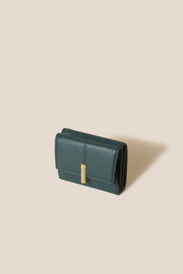 COURONNE - 반지갑 - Flanner Mini-half Wallet