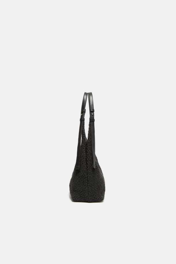 Seine Tote 30 Raffia (Black)_COURONNE - 코오롱몰