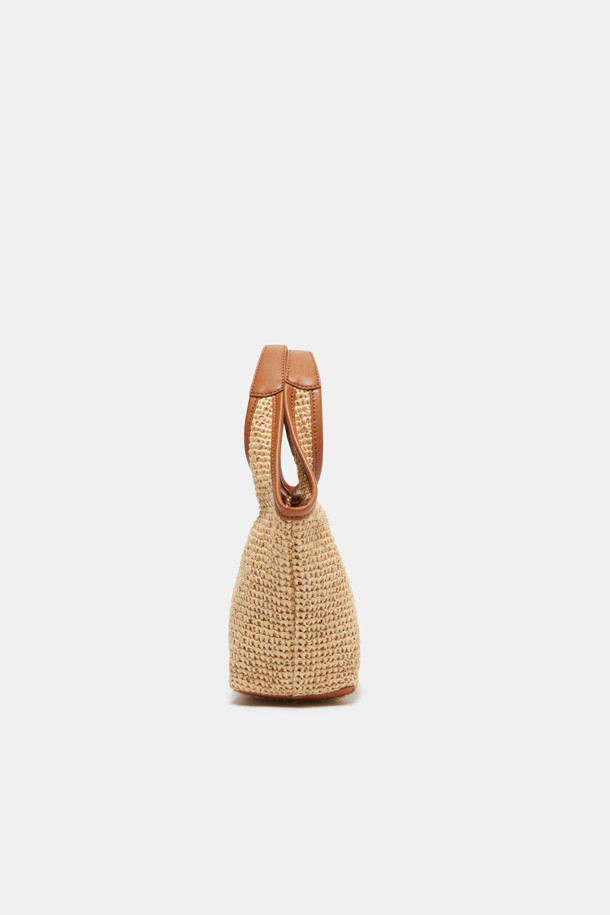 【送料込】韓国★COURONNE Seine Easy Tote Raffia トートバッグ Seine Easy Tote 27 Raffia (Brown)_COURONNE - 코오롱몰