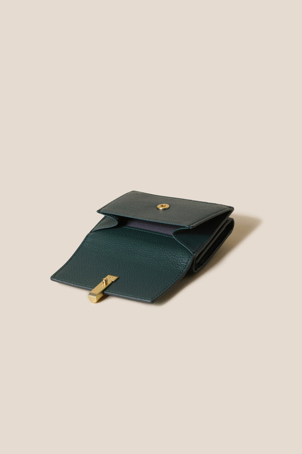 COURONNE - 반지갑 - Flanner Mini-half Wallet