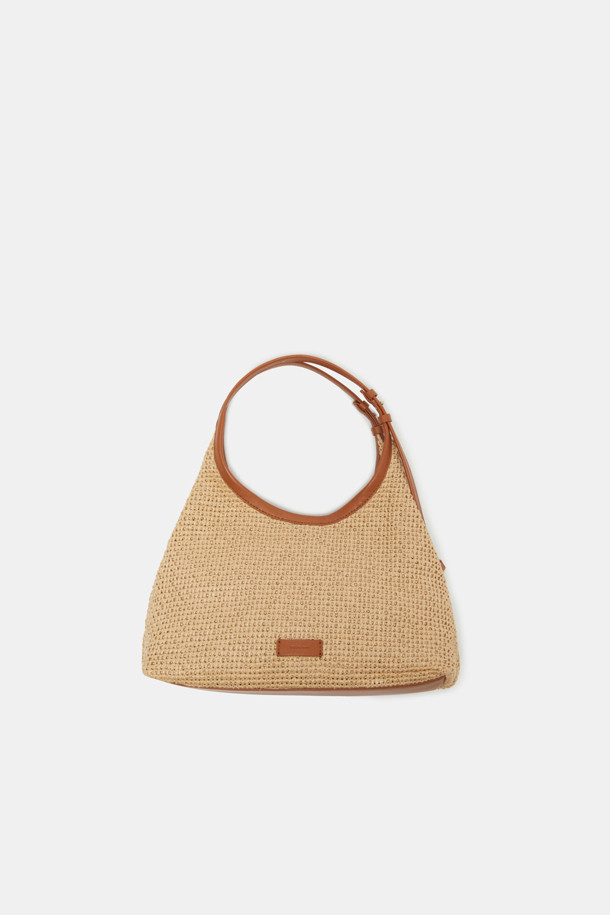【送料込】韓国★COURONNE Seine Easy Tote Raffia トートバッグ Seine Easy Tote 27 Raffia (Brown)_COURONNE - 코오롱몰
