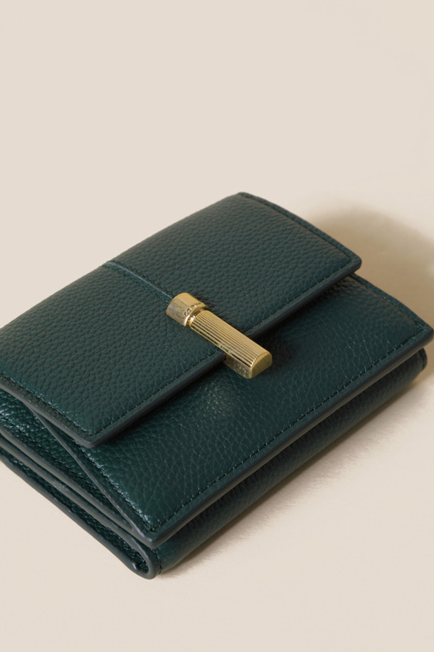 COURONNE - 반지갑 - Flanner Mini-half Wallet