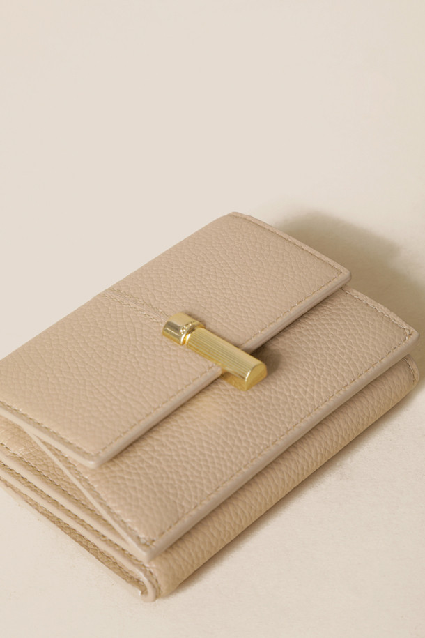 COURONNE - 반지갑 - Flanner Mini-half Wallet