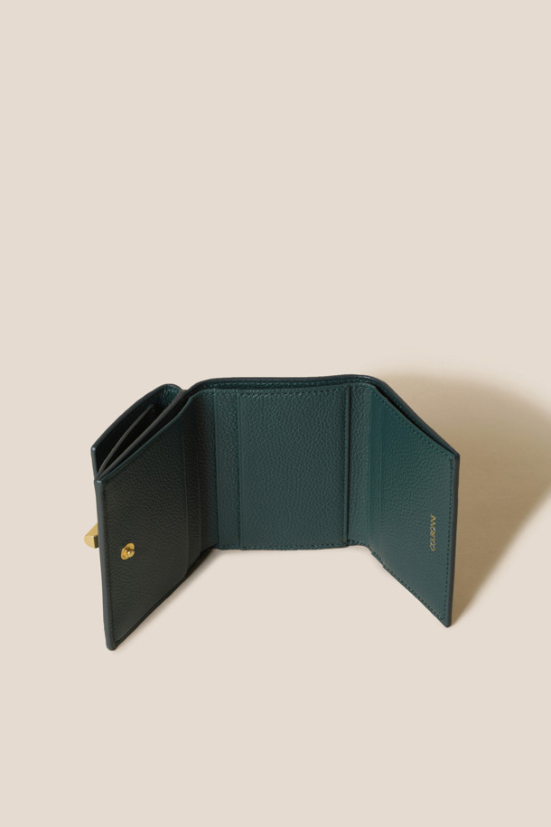 COURONNE - 반지갑 - Flanner Mini-half Wallet