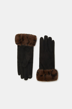 Fur Trim Gloves