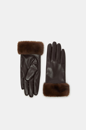 Fur Trim Gloves