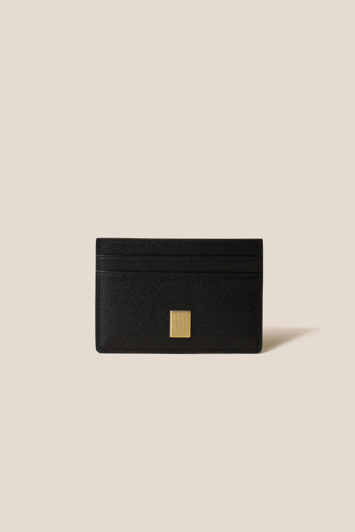 ☆COURONNE☆ Flanner Card Wallet RCWGX25143BKX COURONNE] 르탕 플랫 카드 지갑