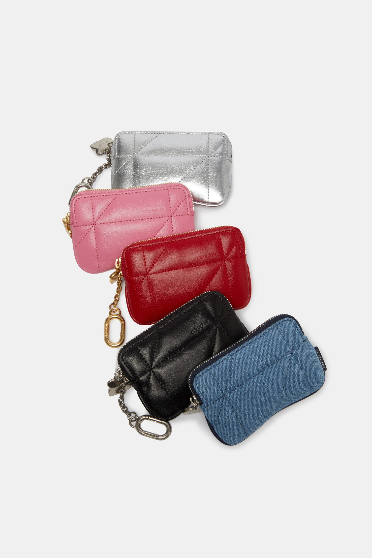 ★COURONNE★Ivresse Mini Zipper Card COURONNE] Ivresse Mini Zipper Card