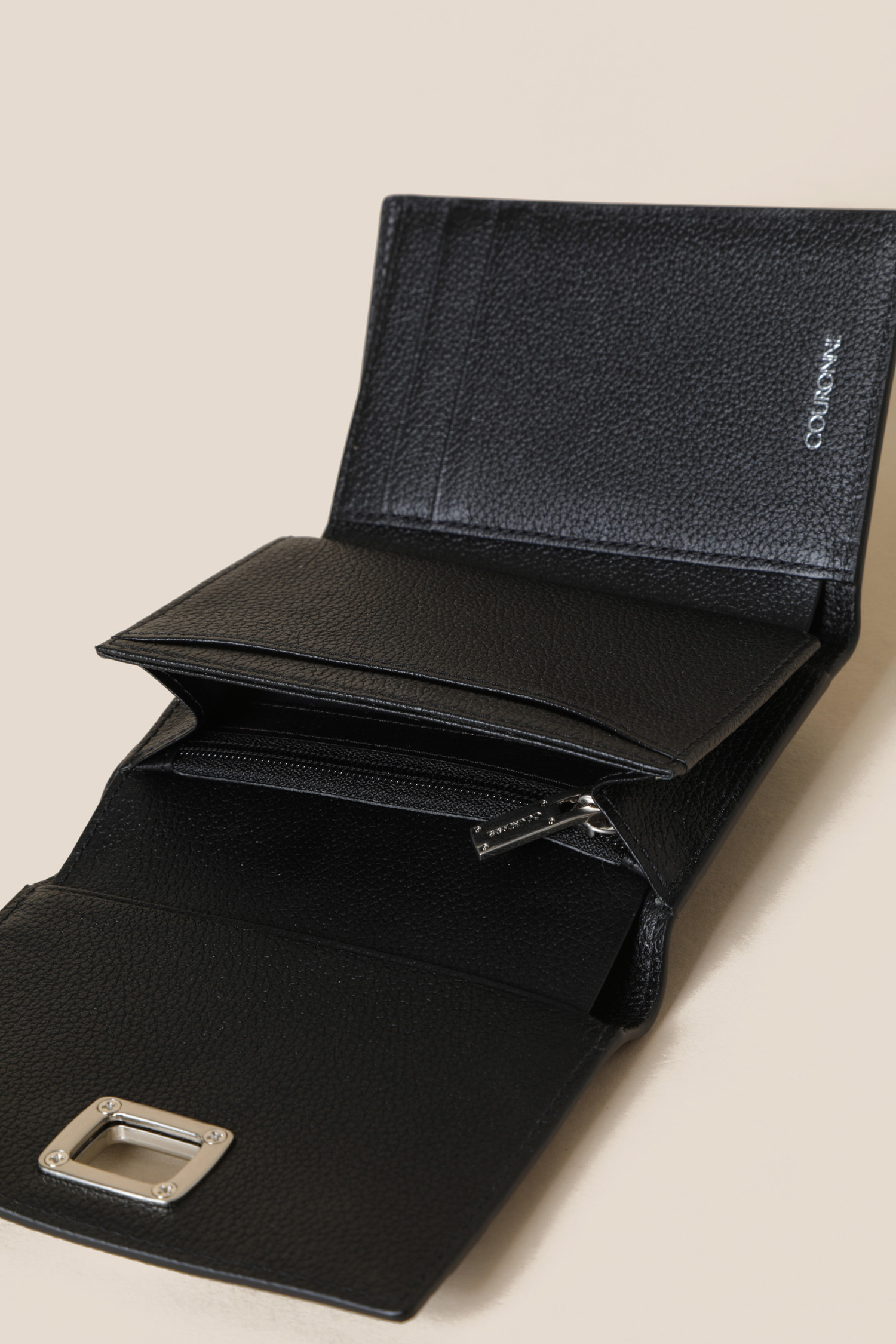 ☆COURONNE☆ Facade Noa Half Wallet C RCWFX25143GYL Facade Noa Half Wallet C_COURONNE - 코오롱몰