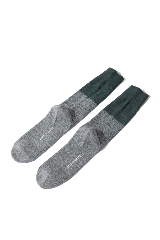 CUSTOMELLOW -  - formal two tone texture socks