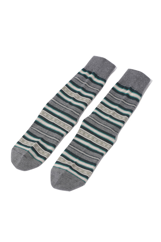 CUSTOMELLOW -  - formal horizontal stripe socks