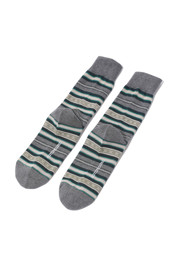 CUSTOMELLOW -  - formal horizontal stripe socks