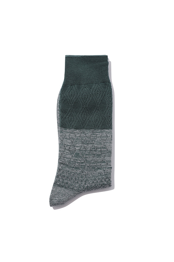 CUSTOMELLOW -  - formal two tone texture socks