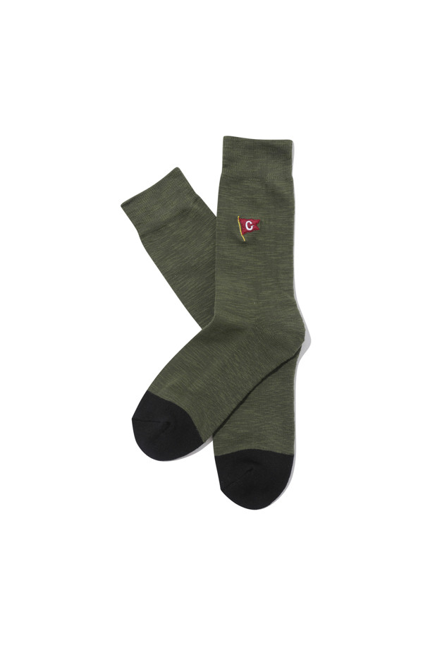 CUSTOMELLOW -  - embroidery color blocked socks