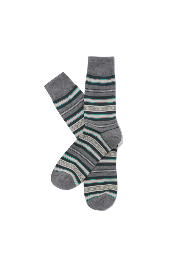 CUSTOMELLOW -  - formal horizontal stripe socks