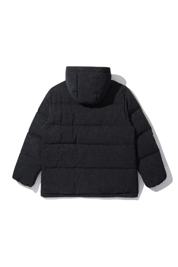 CUSTOMELLOW -  - [black label] jacquard wool hood down