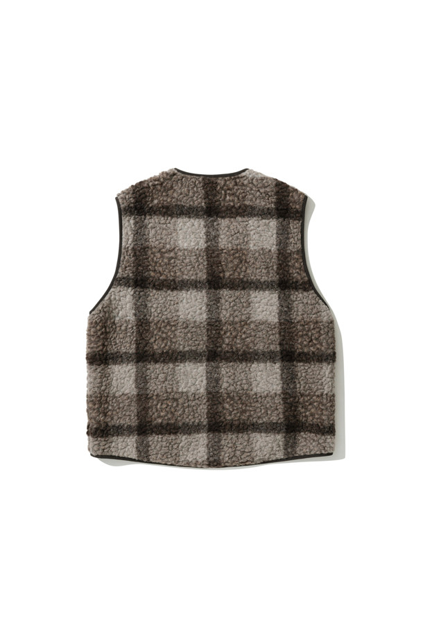 CUSTOMELLOW -  - boucle wool patterned vest