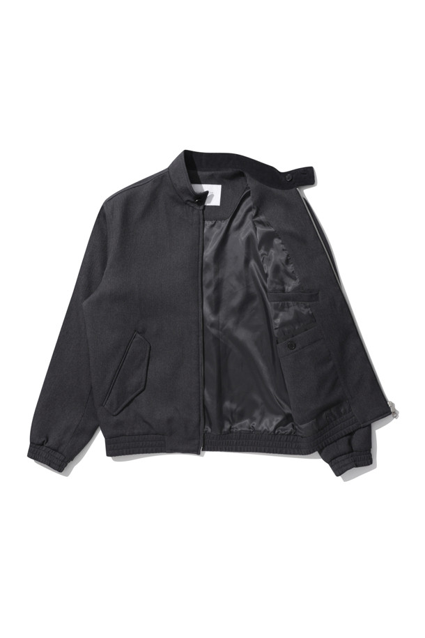 CUSTOMELLOW -  - texture highneck blouson jumper 