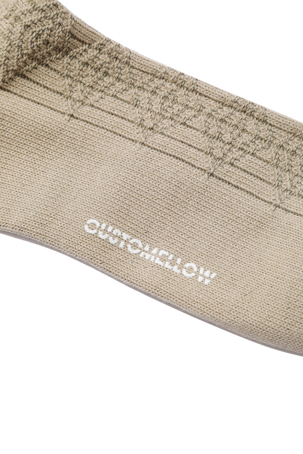 CUSTOMELLOW -  - solid texture socks