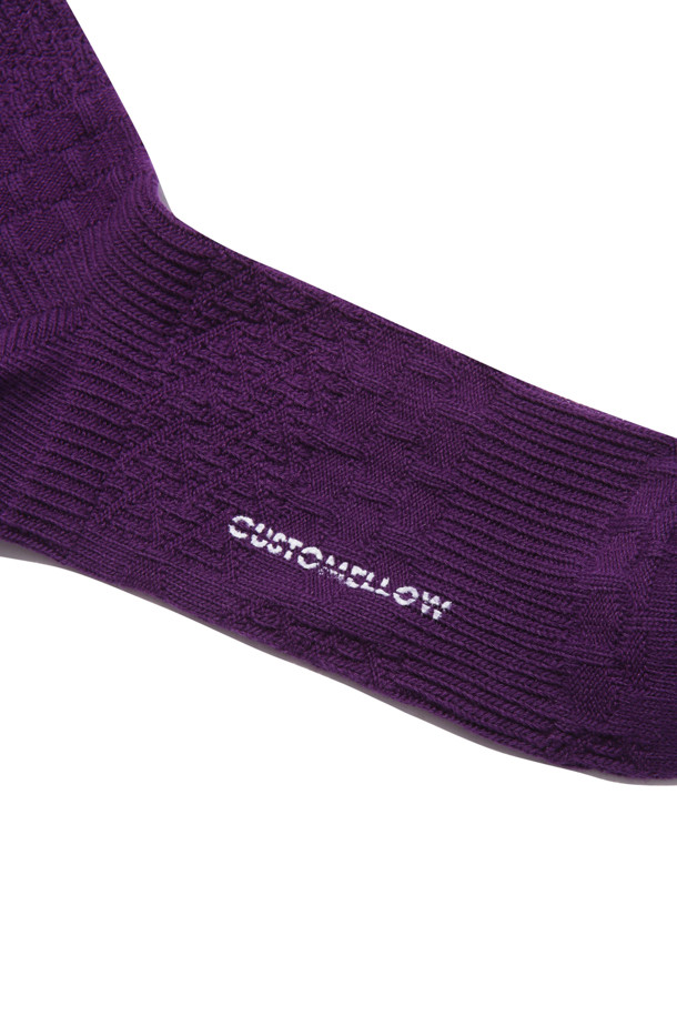 CUSTOMELLOW -  - solid texture socks