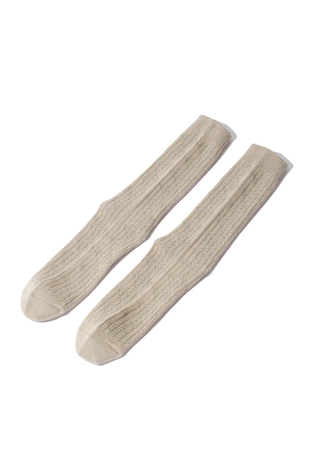 CUSTOMELLOW -  - solid texture socks