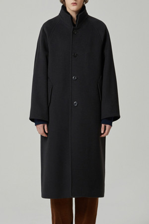 band collar single coat