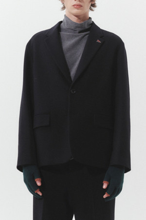 [snug] black wool covy jacket (set-up)