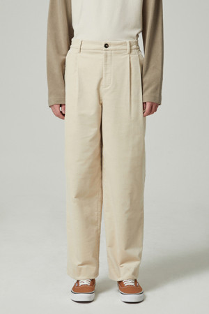 cotton wide baggy pants (set-up)