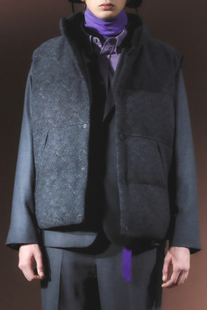 wool down outer vest