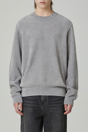 chenille crewneck sweater 