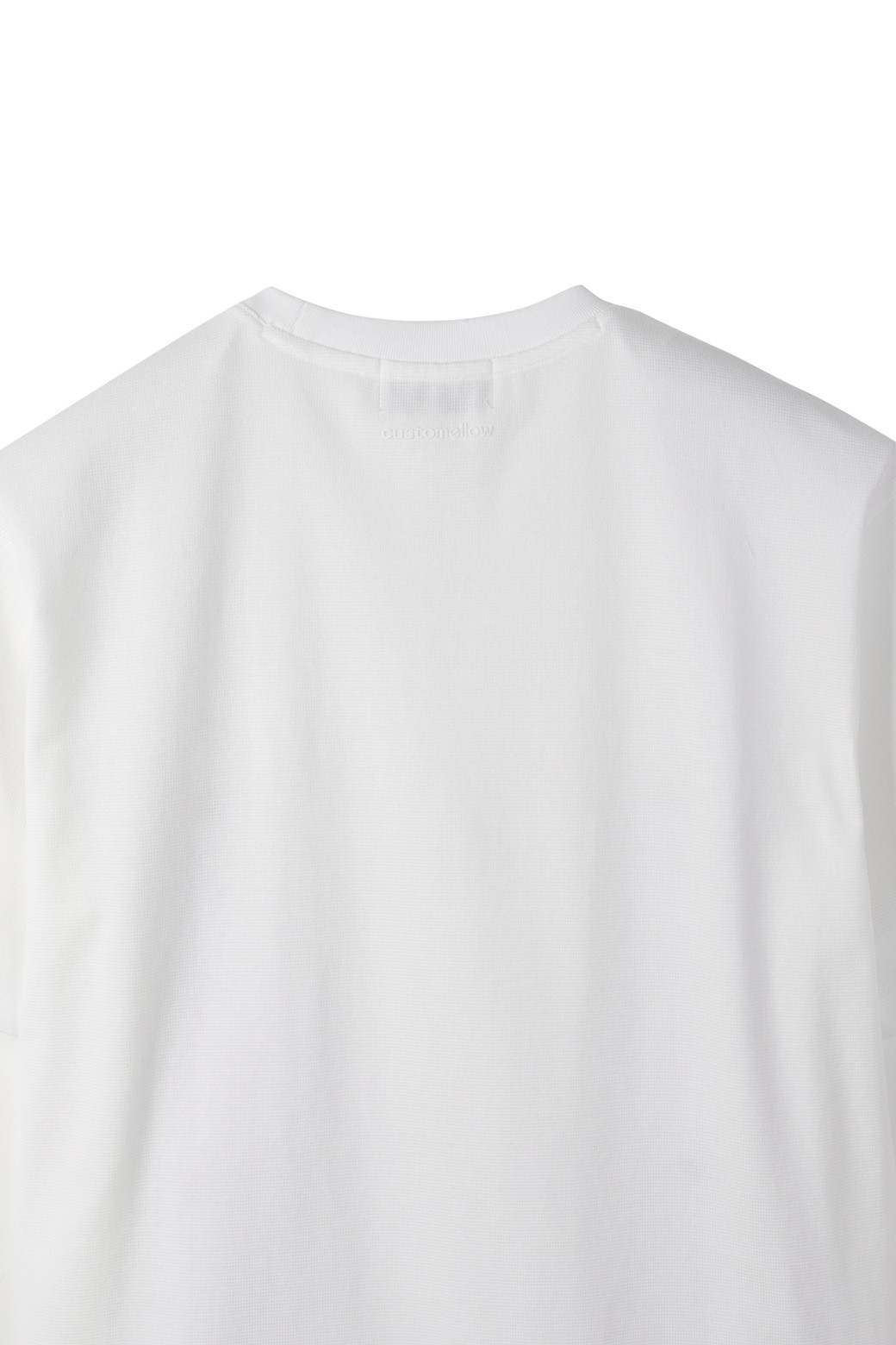 CUSTOMELLOW - 티셔츠 - texture half sleeve tee