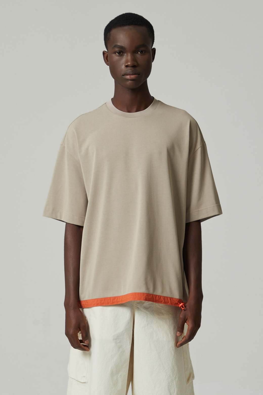 CUSTOMELLOW - 티셔츠 - string half sleeve tee