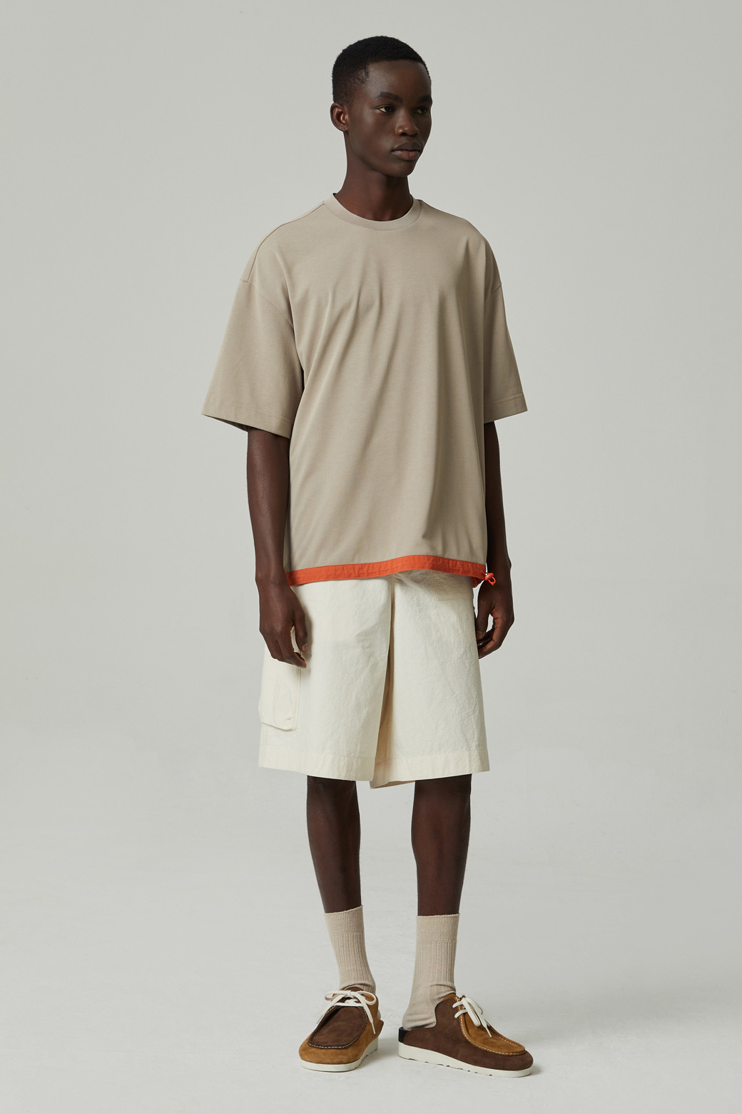 CUSTOMELLOW - 티셔츠 - string half sleeve tee