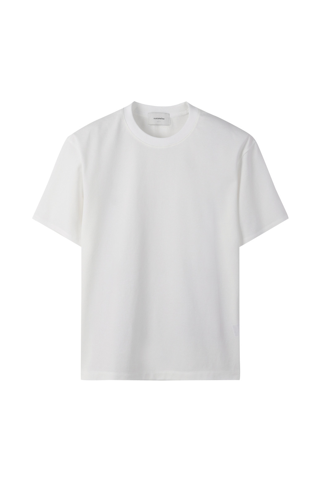 CUSTOMELLOW - 티셔츠 - texture half sleeve tee