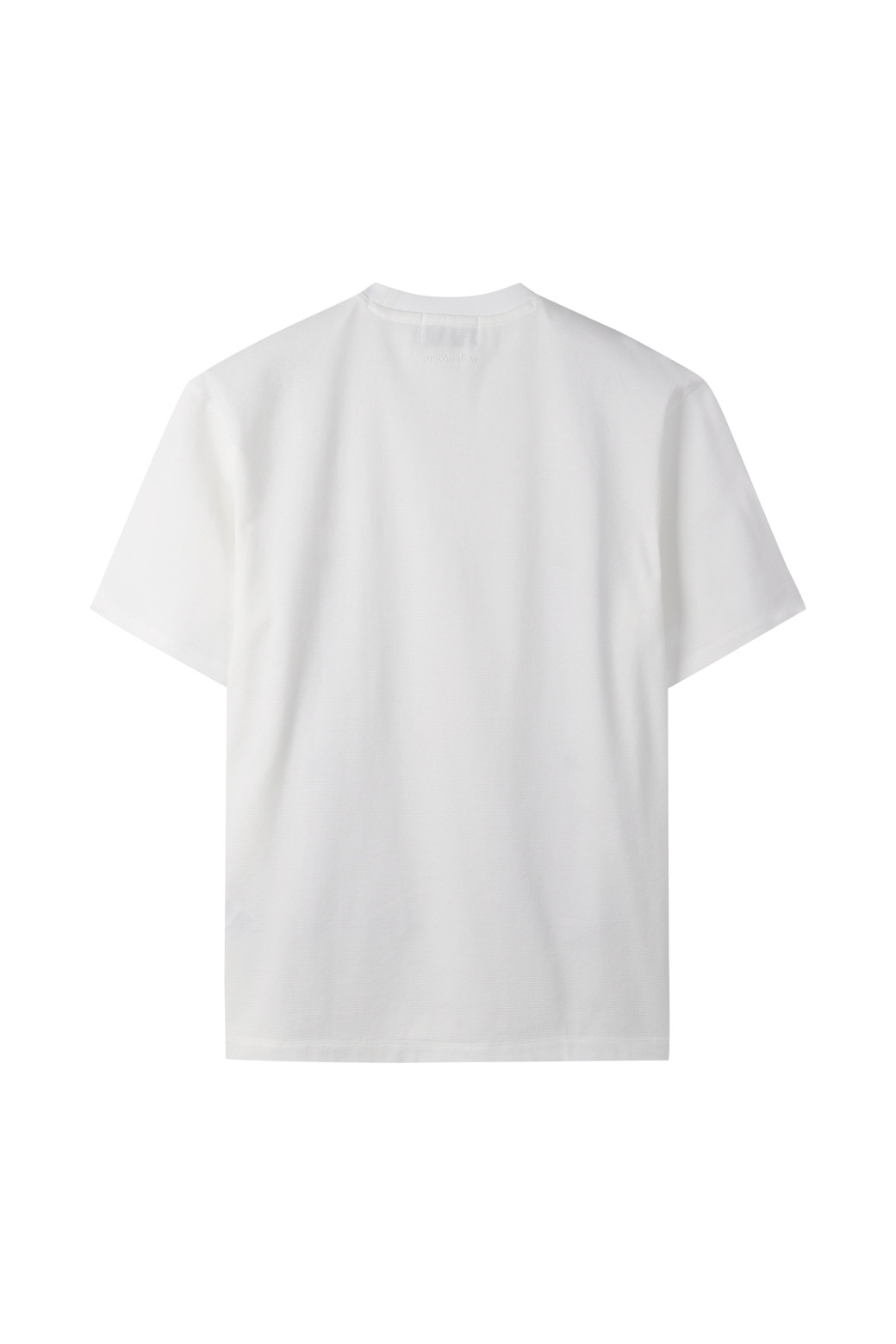 CUSTOMELLOW - 티셔츠 - texture half sleeve tee