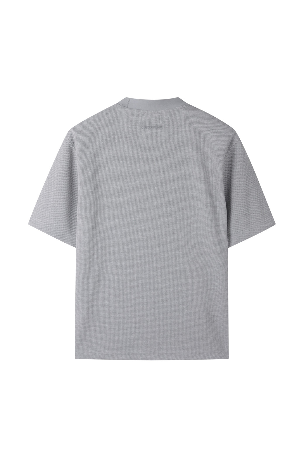 CUSTOMELLOW - 티셔츠 - waffle texture half sleeve tee